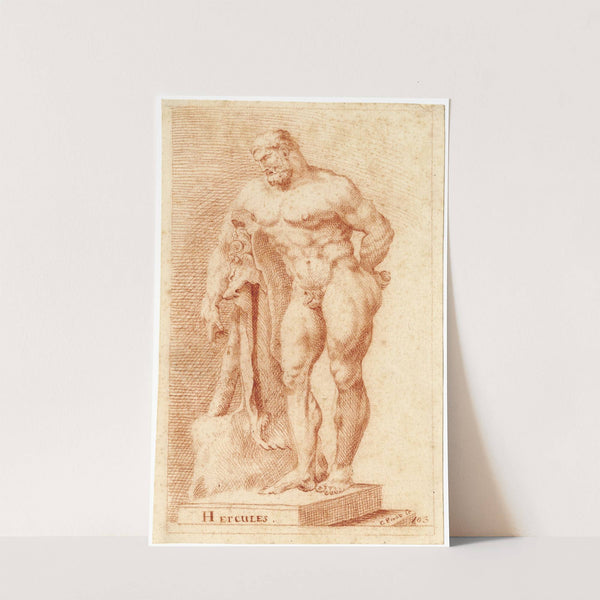 Beeld van de Hercules Farnese by Cornelis Pronk