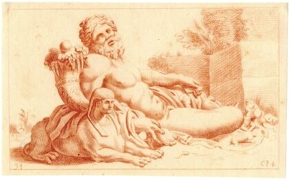 Beeld van de riviergod