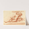 Beeld van de riviergod Tiber by Cornelis Pronk