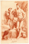 Beeld van Ganymedes en de adelaar
