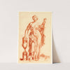 Beeld van staande vrouw by Cornelis Pronk