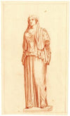 Beeld van staande vrouw