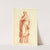 Beeld van staande vrouw by Cornelis Pronk