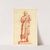 Beeld van staande vrouw by Cornelis Pronk