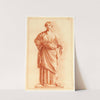 Beeld van staande vrouw by Cornelis Pronk