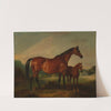Beeswing & Foal with Old Fort Beyond by John Ferneley