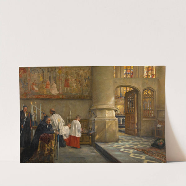 Before Blessing at the Church of Hoogstraten (1910) by Charles Boom