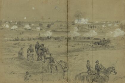 Before Petersburg at sunrise, July 30th 1864