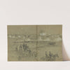 Before Petersburg at sunrise, July 30th 1864 (1864) by Alfred Rudolph Waud