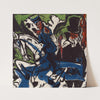 Begegnung Schlemihls mit dem grauen Männlein auf der Landstrasse (1915) by Ernst Ludwig Kirchner