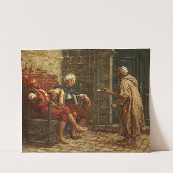 Begging for alms by John Evan Hodgson