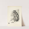 Begging Monkey by Auguste Andre Lançon
