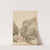 Begroeid dal met een hoge rots en een beek (1827 - 1897) by Lodewijk Johannes Kleijn