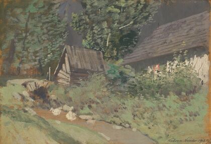 Behind the Barn