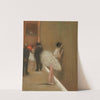 Behind the curtain at the ballet by Henri Gervex