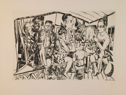 Behind the Scenes, plate 3 from the portfolio ‘Annual Fair’ (1921)