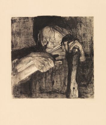Beim Dengeln (1908)
