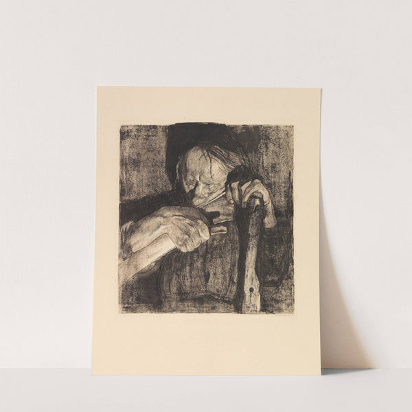 Beim Dengeln (1908) by Käthe Kollwitz
