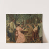 Beim Heurigen (Szene in einem Gasthausgarten) (1899) by Johann Michael Kupfer