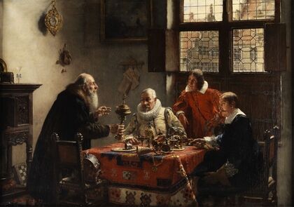 Beim Kunsthändler (1889)
