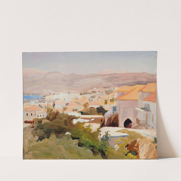 Beirut. From the journey to Palestine (1901) by Jan Ciągliński