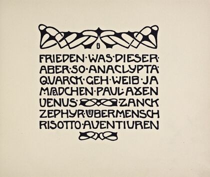 Beispiele kunstlerischer Schrift Pl.035