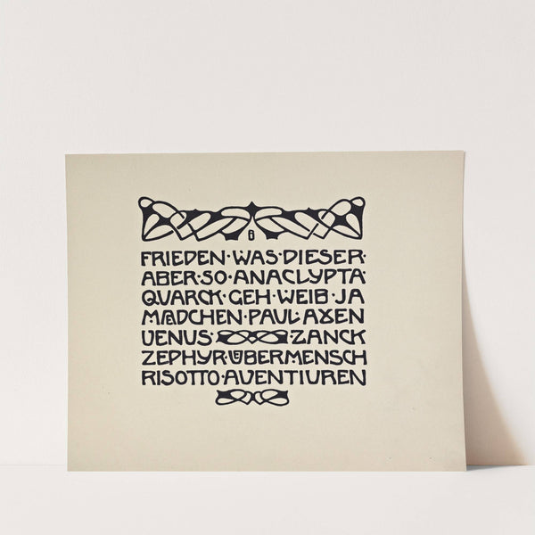 Beispiele kunstlerischer Schrift Pl.035 by Rudolf von Larisch