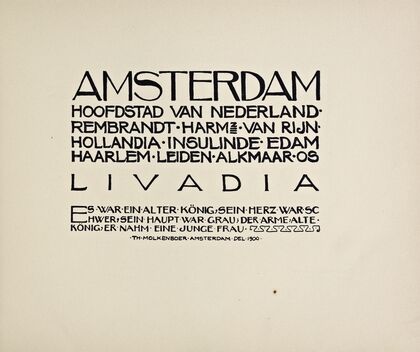 Beispiele kunstlerischer Schrift Pl.053