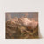 Belebte Hochalm mit Blick auf Alpengipfel by Gustav Barbarini