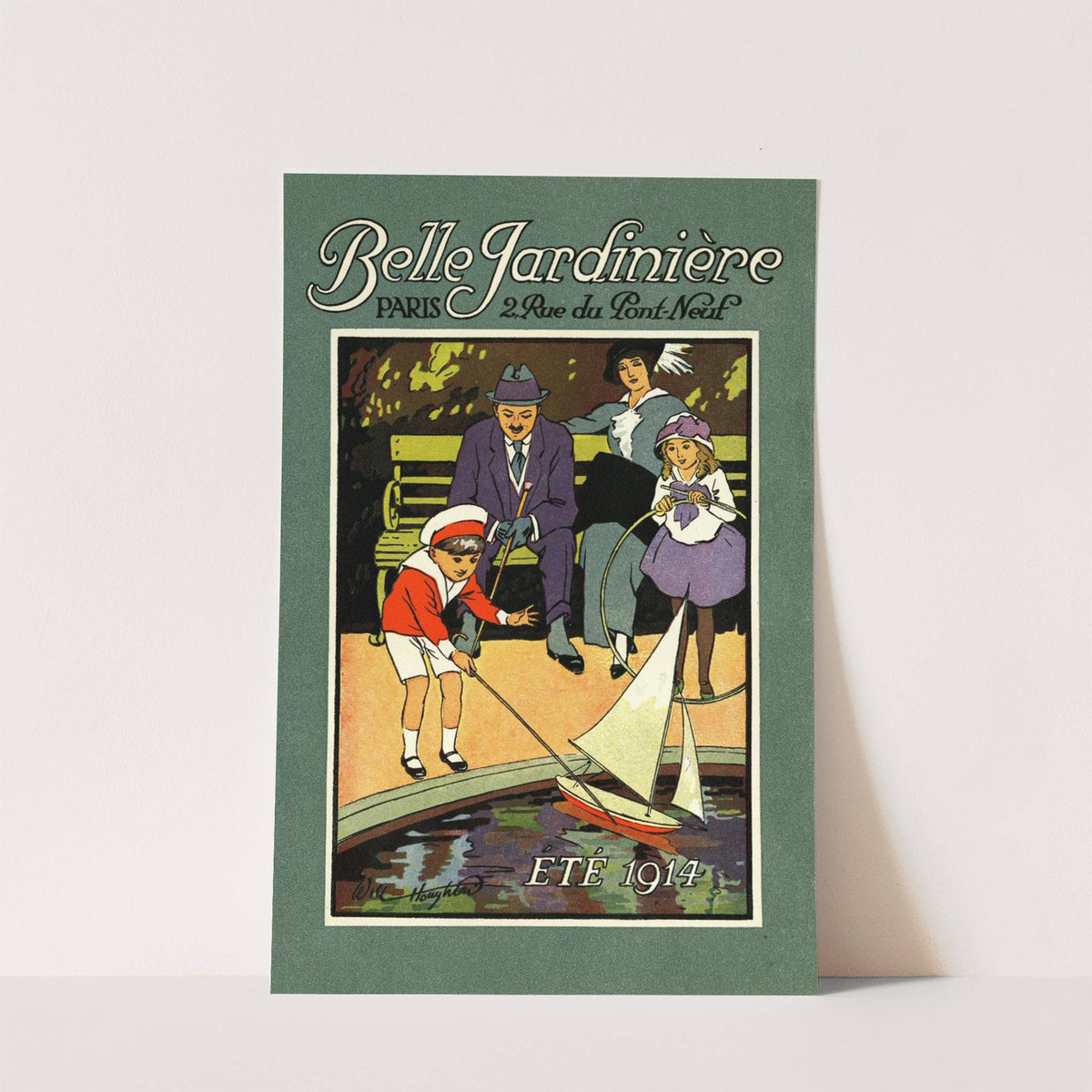 Belle jardinière – Eté 1914 by Will Houghton