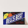 Bell’s Best Brand Florida Citrus Label (1930-1950)