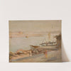 Benares, Ganges. From the journey to India (1907) by Jan Ciągliński