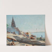 Benares on the Ganges, India’s spiritual capital by Jean Celestin Tancrede Bastet