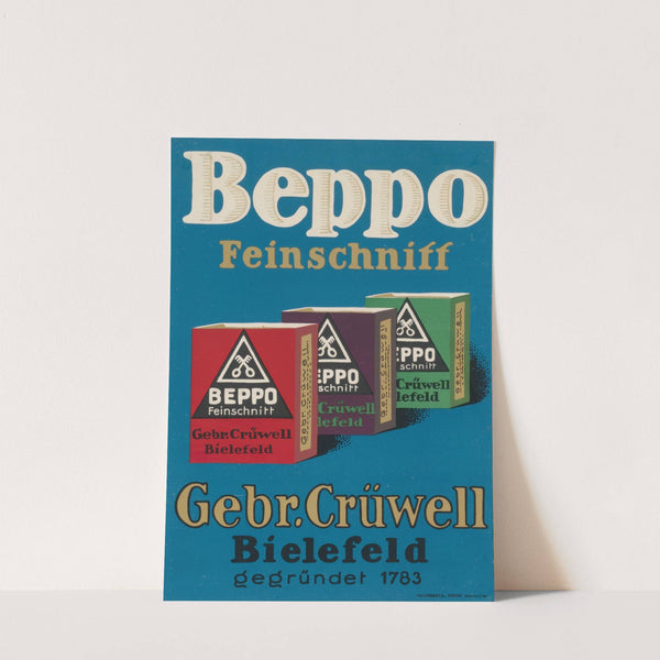Beppo Feinschnitt Gebrüder Crüwell (ca. 1900 - 1914) by Hollerbaum & Schmidt