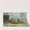 Berck. La Plage (circa 1875-78) by Eugène Boudin