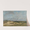 Berck, les dunes par gros temps (1890) by Eugène Boudin