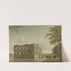 Berckenrode Castle in Heemstede after the Fire by Jan ten Compe