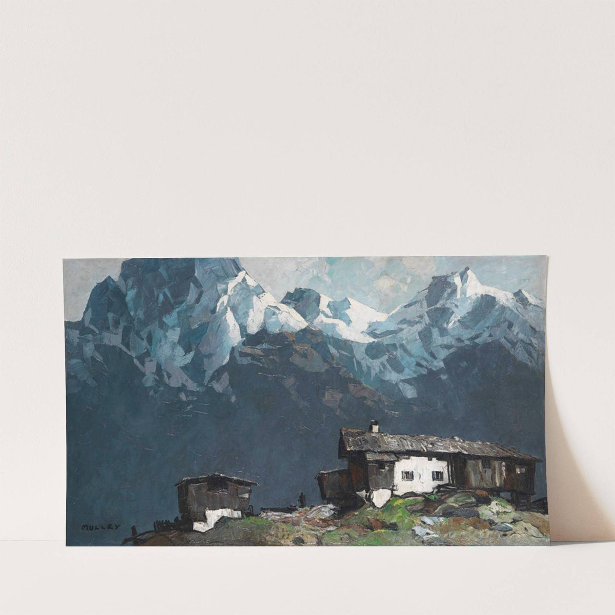 Bergbauernhof (1920) by Oskar Mulley