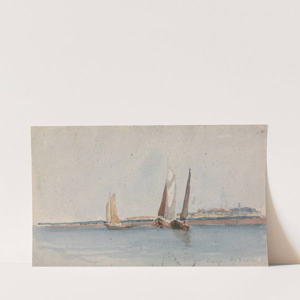 Bergen op Zoom (1826) by David Cox