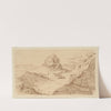 Bergige italienische Landschaft by Eduard von Steinle