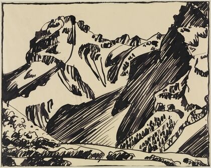 Berglandschaft im Bergell.