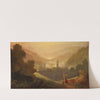 Berglandschaft mit Sennerin und Kind (1870) by Carl Spitzweg