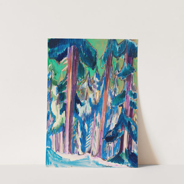 Bergtannen im Winter (1924) by Ernst Ludwig Kirchner