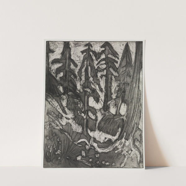 Bergwald by Ernst Ludwig Kirchner