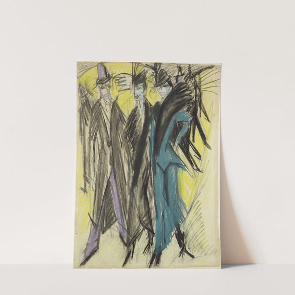 Berlin Street Scene (ca. 1914) by Ernst Ludwig Kirchner