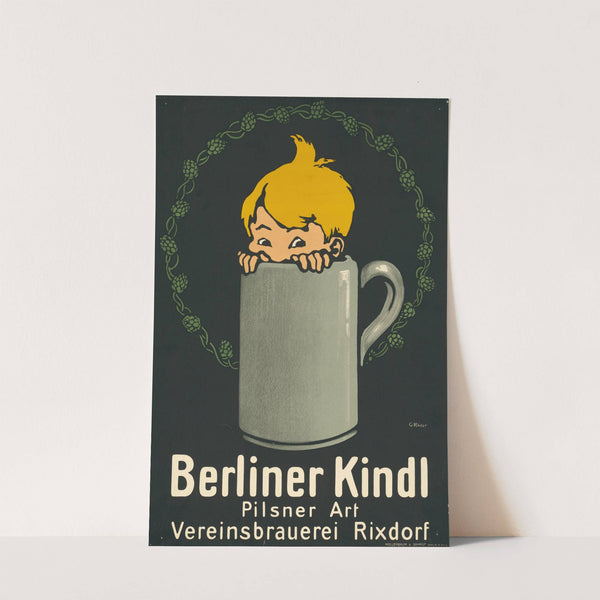 Berliner Kindl Pilsner Art Vereinsbrauerei Rixdorf (1910) by Georg Räder