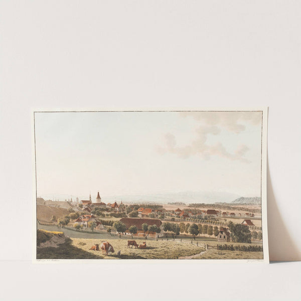 Bern, von Nordwesten by Johann Jakob Biedermann