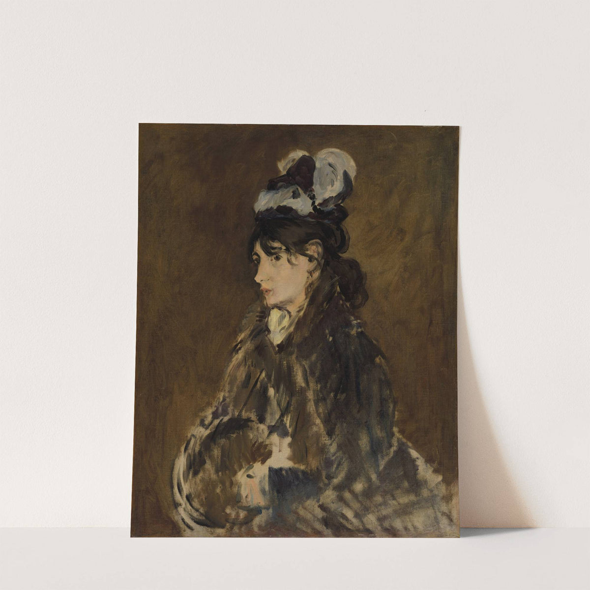 Berthe Morisot (c. 1869-73) by Édouard Manet
