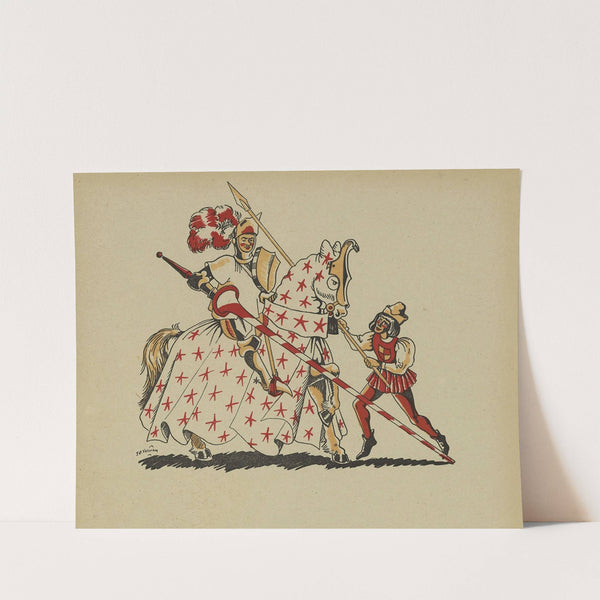 Bertrand du Guesclin le preux connétable Pl.6 (1944) by J.P Vernay