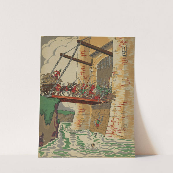 Bertrand du Guesclin le preux connétable Pl.7 (1944) by J.P Vernay